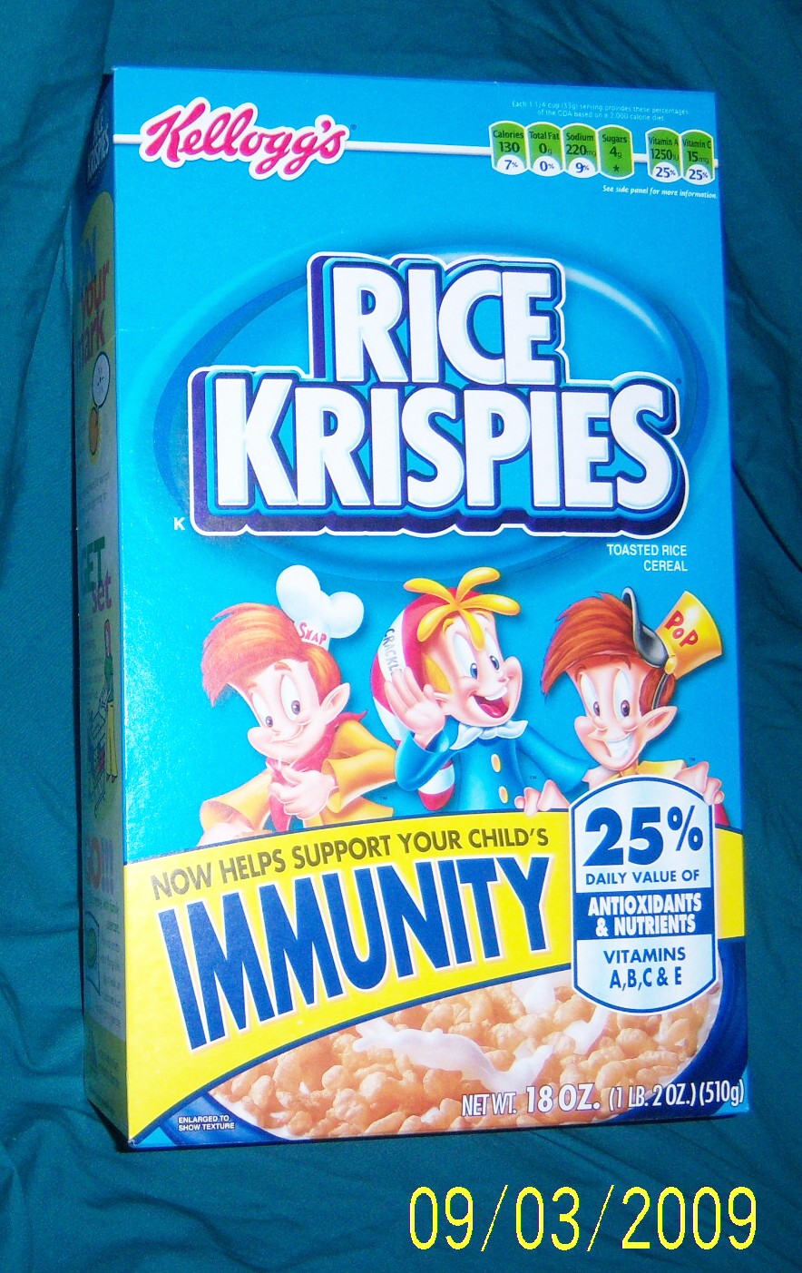 Free 18 oz. box of Rice Krispies cereal