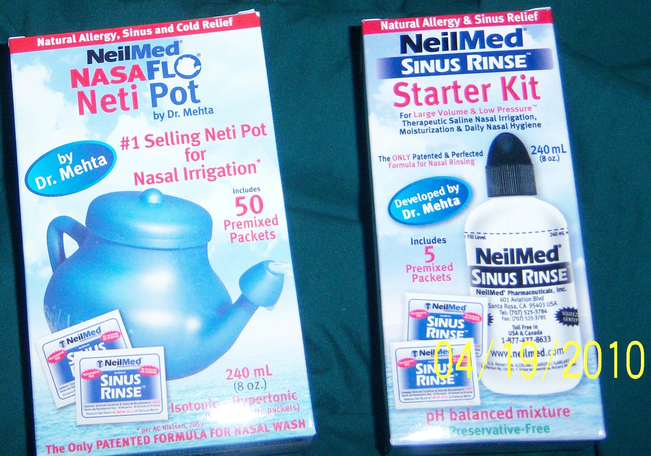 NeilMed NasaFlo Neti Pot And Sinus Rinse Kit