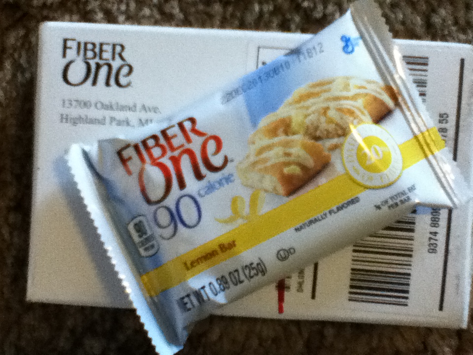 Fiber One 90 calorie Lemon Bar