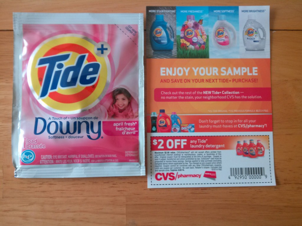 Tide Downy and coupon