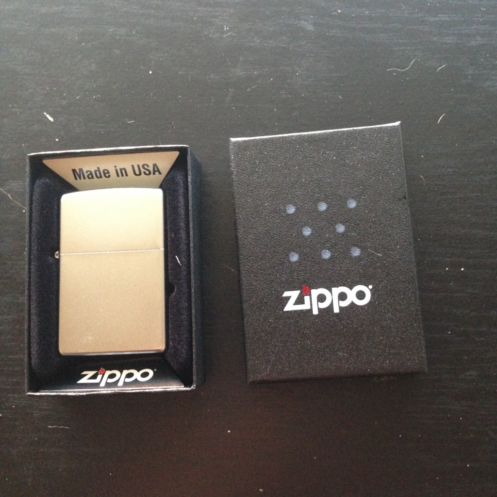 free Zippo lighter (Marlboro)