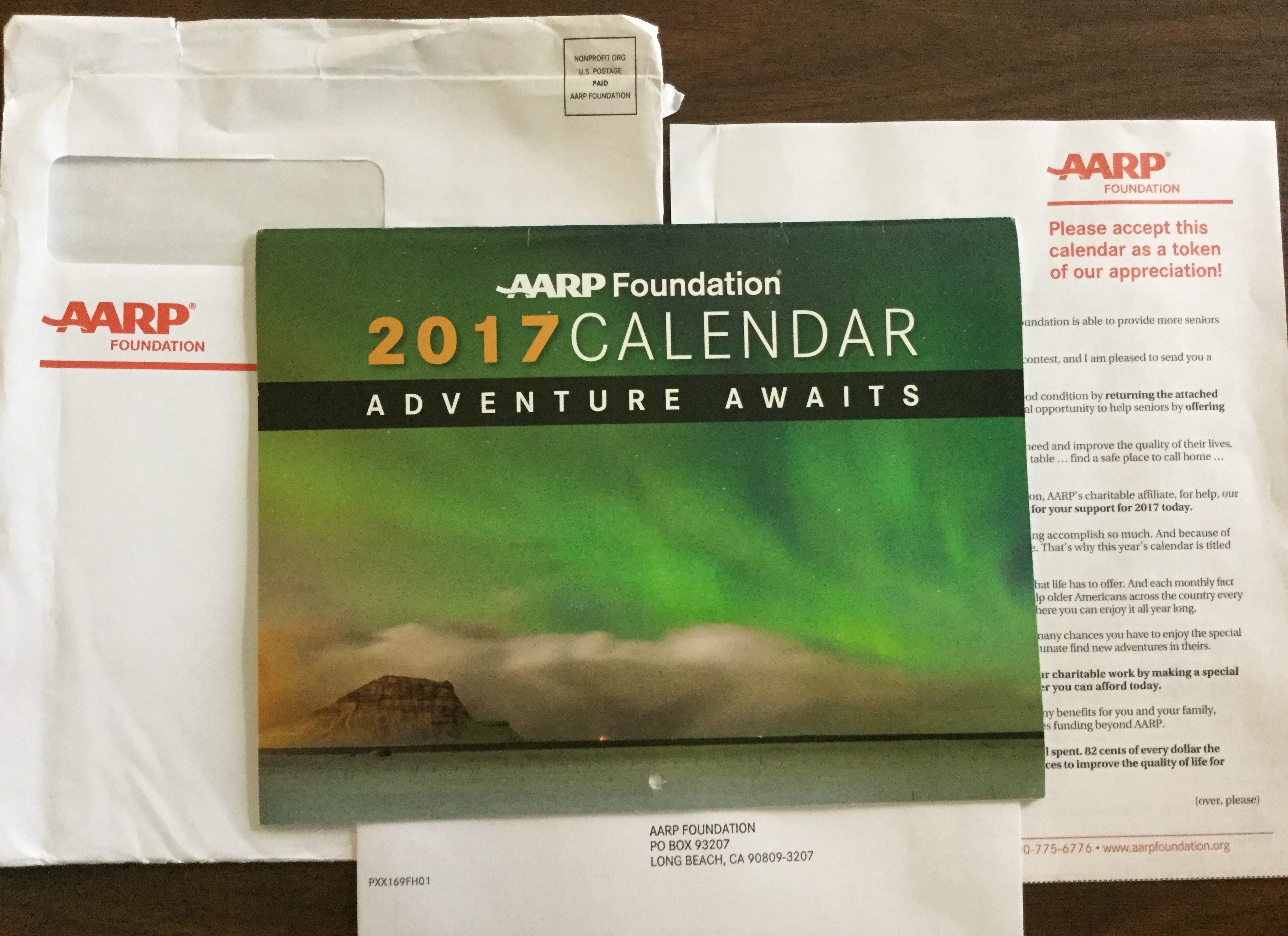 Free 2017 AARP Foundation Calendar