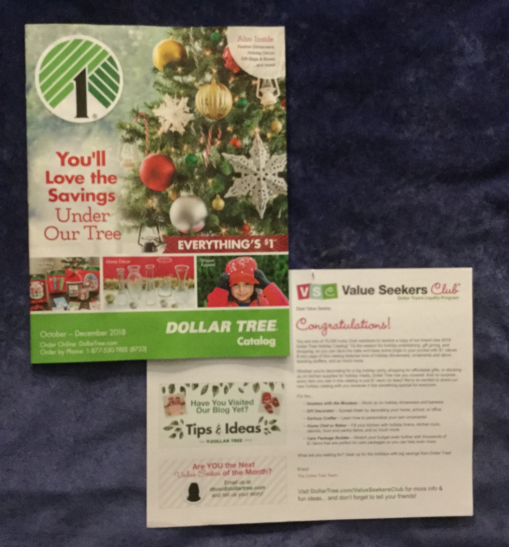 Free Dollar Tree Christmas 2018 catalog